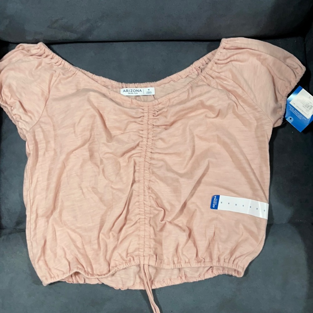 Arizona jean co pink crop top